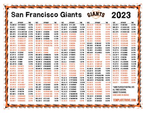 san francisco games 2023